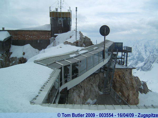 Photo ID: 003554, The international border between Germany and Austria, Zugspitze, Austria/Germany