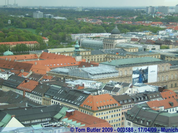 Photo ID: 003588, The Residence seen from the top of the Frauenkirche, Munich, Germany