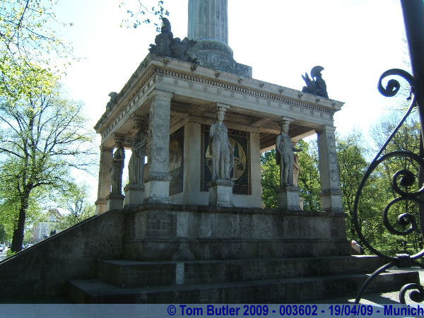 Photo ID: 003602, The base of the Friedensengel Statue, Munich, Germany