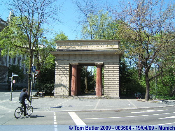 Photo ID: 003604, The entrance to the old Botanical Gardens, Munich, Germany
