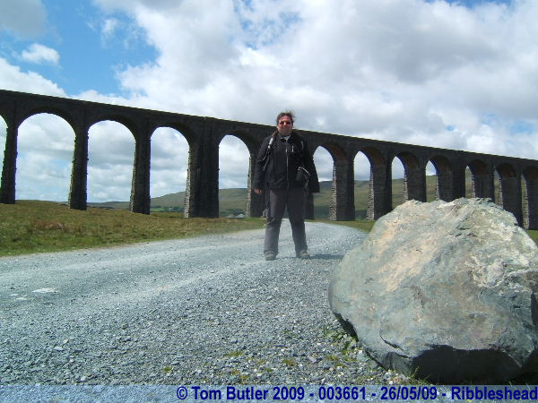 Photo ID: 003661, In front of the Viaduct, Ribblehead, England