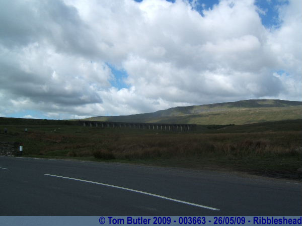 Photo ID: 003663, The Viaduct in the distance, Ribblehead, England