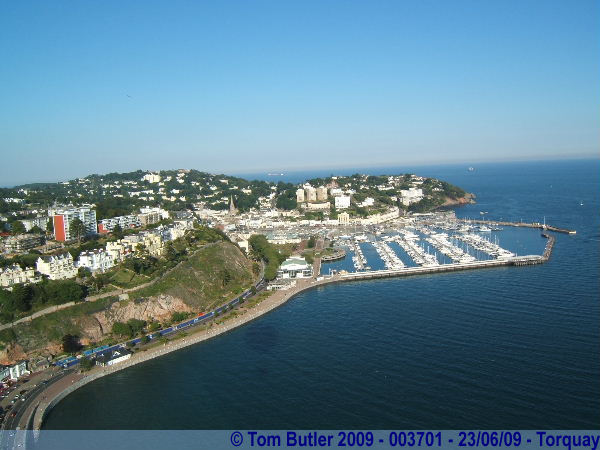 Photo ID: 003701, Torquay town and harbour from the HighFlyer, Torquay, Devon