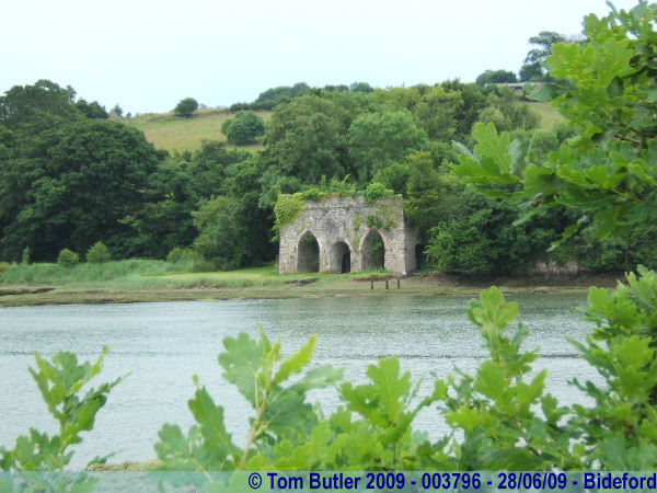 Photo ID: 003796, Ruins across the river, Bideford, Devon