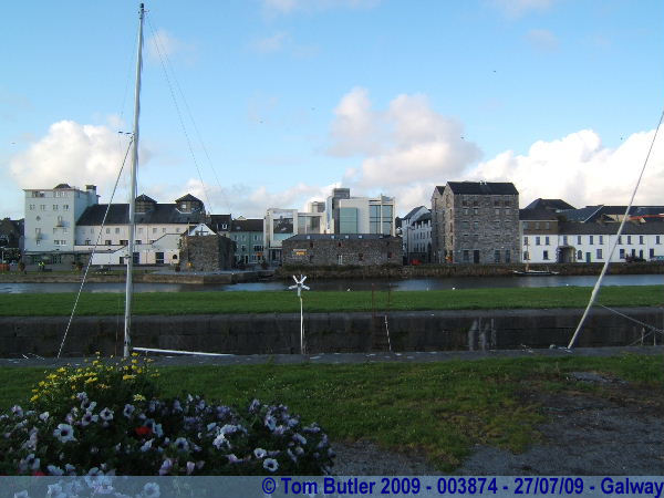 Photo ID: 003874, Looking across the harbour to the Spanish Arch and Galway Museum, Galway, Ireland