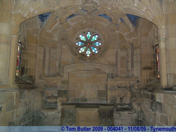 Photo ID: 004041, Inside the chapel of the priory, Tynemouth, England