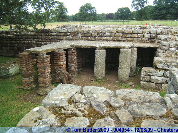 Photo ID: 004054, A Roman Hypocaust, Chesters, England