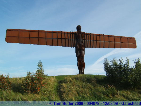 Photo ID: 004079, The back of the Angel of the North, Gateshead, England