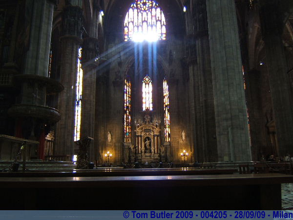 Photo ID: 004205, Inside the Duomo, Milan, Italy