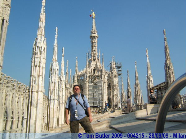 Photo ID: 004215, Standing on the roof of the Duomo, Milan, Italy