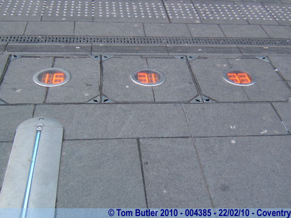 Photo ID: 004385, World time installation outside the transport museum, Coventry, England