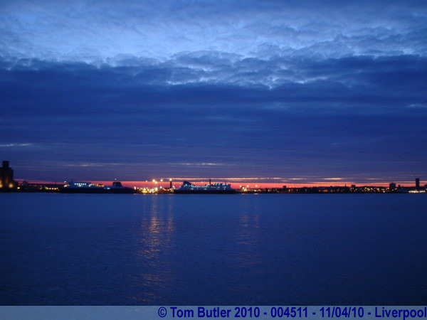 Photo ID: 004511, Looking across the Mersey to the Belfast Ferries, Liverpool, England