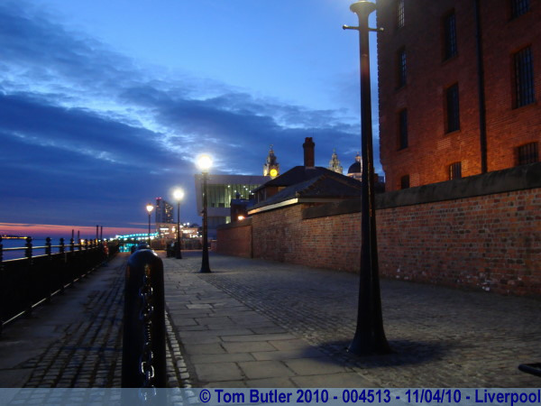 Photo ID: 004513, Albert Dock at night, Liverpool, England