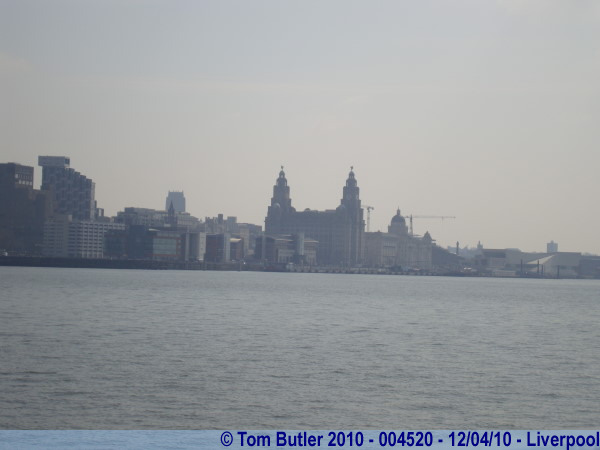 Photo ID: 004520, Approaching the city centre on the ferry, Liverpool, England