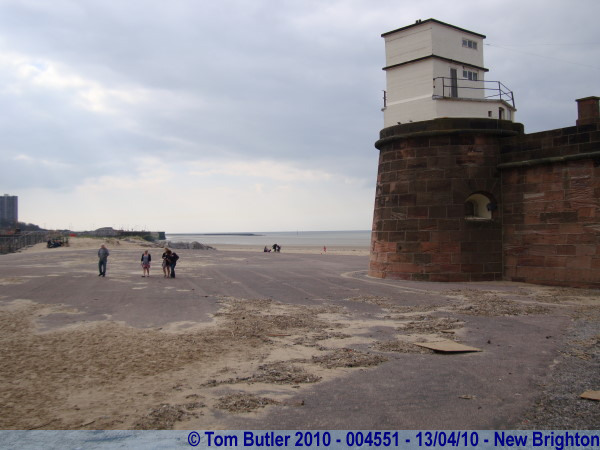 Photo ID: 004551, Looking past Fort Perch Rock, New Brighton, England