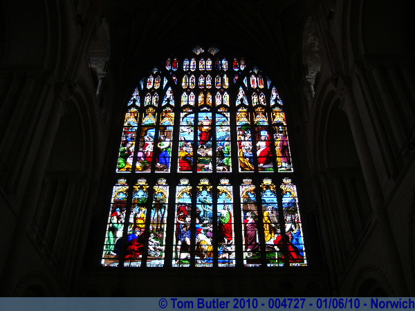 Photo ID: 004727, The stained glass in Norwich Cathedral, Norwich, England