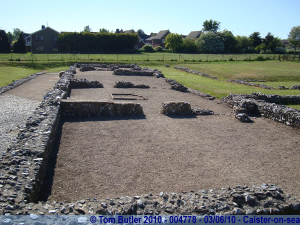 Photo ID: 004778, Inside the ruins of the Roman fort, Caister-by-sea, England