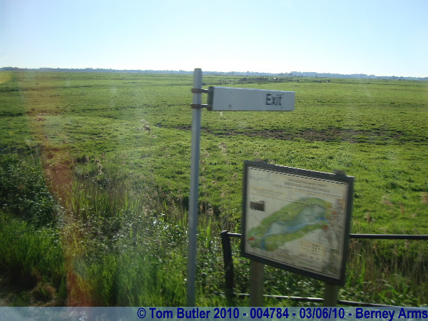 Photo ID: 004784, This may be the exit, the nearest road is several miles away, Berney Arms, England