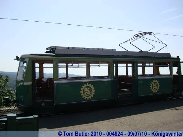 Photo ID: 004824, The Drachenfelsbahn at the top station, Knigswinter, Germany