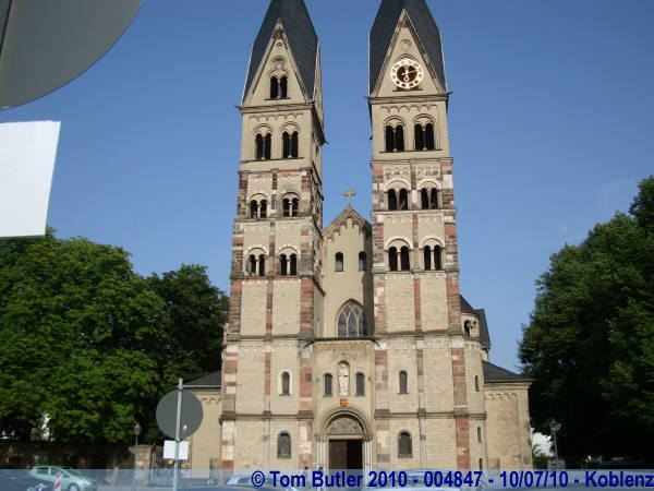 Photo ID: 004847, The church by the Deutsche Ecke, Koblenz, Germany