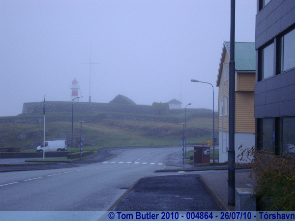Photo ID: 004864, A fog starts to descend on Skansin, Trshavn, Faroe Islands