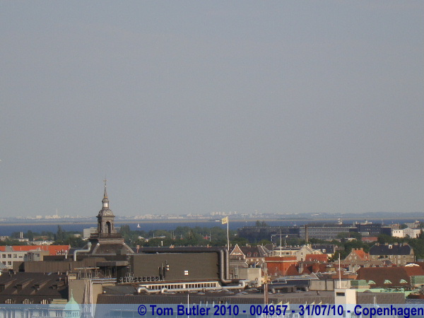 Photo ID: 004957, Malm in Sweden, seen from the top of the Rundetrn, Copenhagen, Denmark