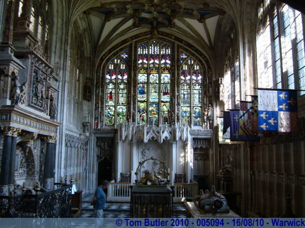Photo ID: 005094, Inside the Beauchamp Chapel at St Mary's Church, Warwick, England