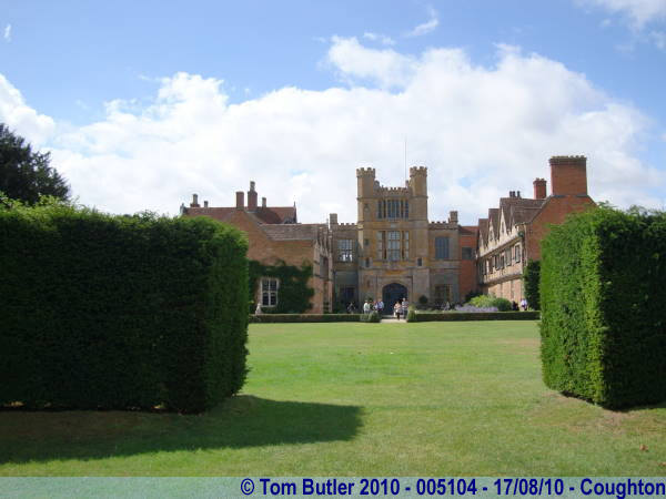Photo ID: 005104, Looking back to Coughton Court from the gardens, Coughton, England