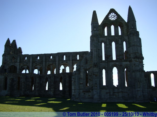Photo ID: 005199, The rear of the Abbey, Whitby, England