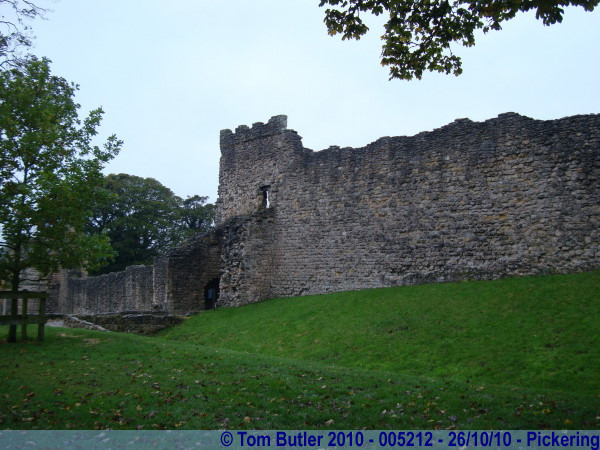 Photo ID: 005212, The walls of Pickering Castle, Pickering, England