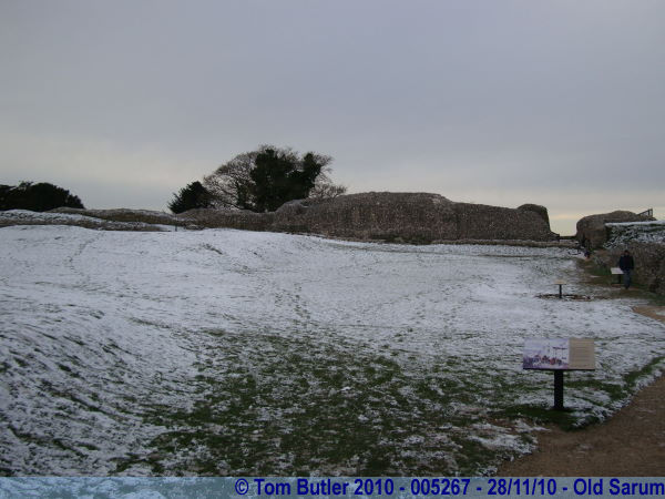 Photo ID: 005267, Inside the ruins of Old Sarum, Old Sarum, England