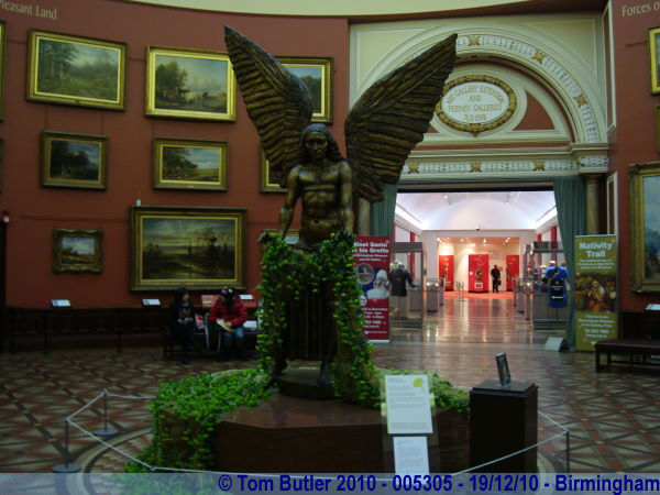 Photo ID: 005305, The entrance gallery at BM&AG, Birmingham, England
