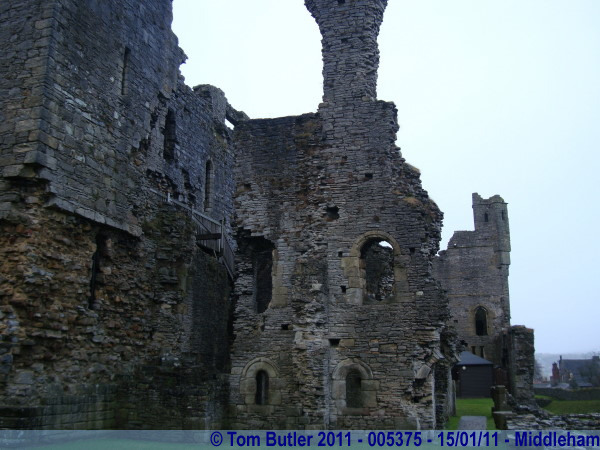 Photo ID: 005375, Inside the ruins of the castle, Middleham, England