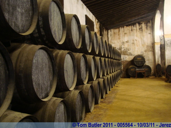 Photo ID: 005564, In the brandy distillery, Jerez, Spain