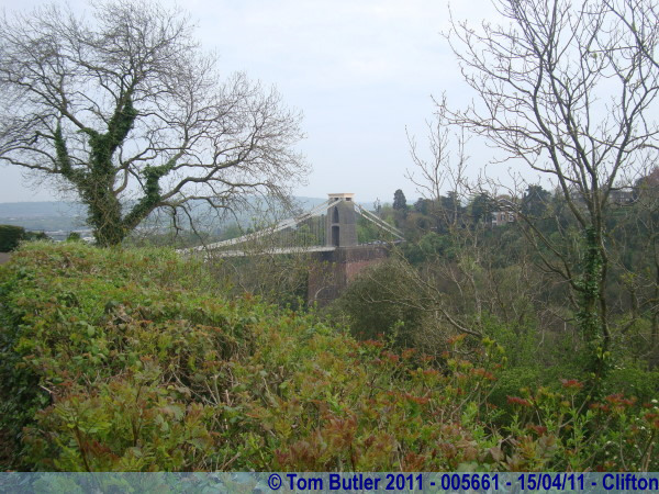 Photo ID: 005661, Approaching Clifton Suspension Bridge from across the downs, Clifton, England