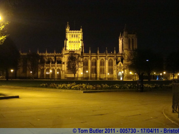 Photo ID: 005730, The Cathedral at night, Bristol, England