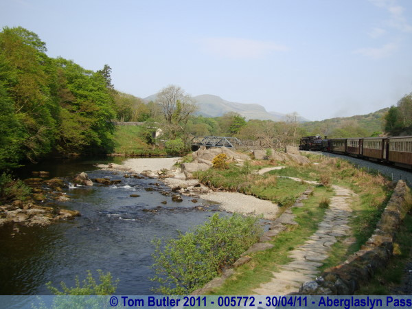 Photo ID: 005772, Crossing the river at the top of the Aberglaslyn Pass, Aberglaslyn Pass, Wales