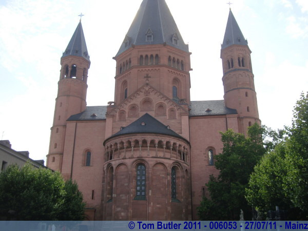 Photo ID: 006053, The back of the Cathedral, Mainz, Germany