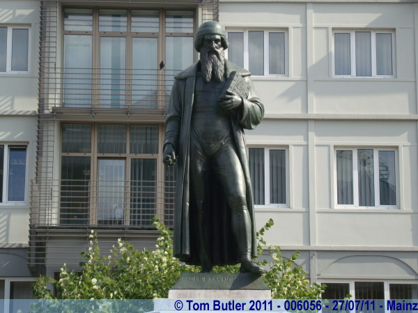 Photo ID: 006056, Mainz's most famous son, Johannes Gutenberg, Mainz, Germany