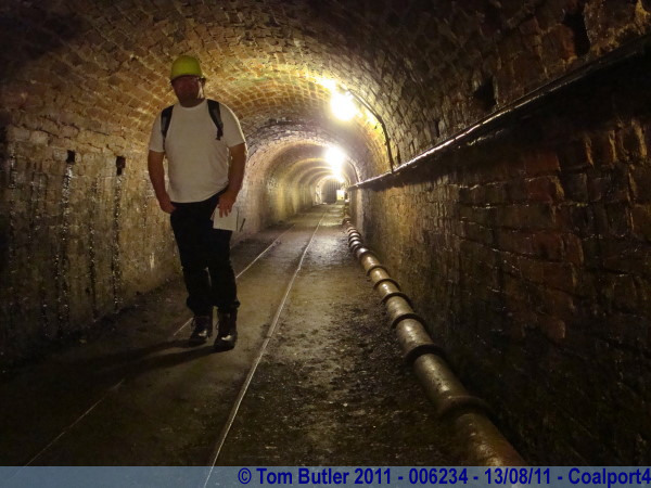 Photo ID: 006234, Standing in the tar tunnel, Coalport, England