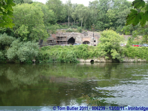 Photo ID: 006239, The ruins of the Bedlam furnaces, Ironbridge, England