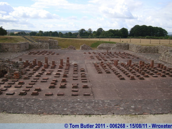 Photo ID: 006268, The hypocaust, Wroxeter, England