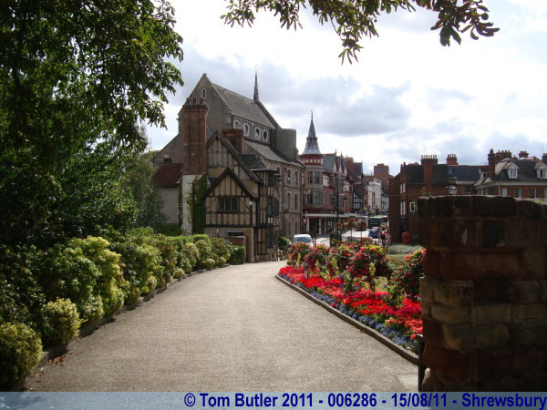 Photo ID: 006286, View from the gatehouse, Shrewsbury, England