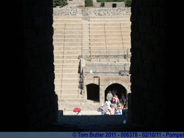 Photo ID: 006378, Looking into the theatre, Pompei, Italy