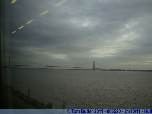 Photo ID: 006520, The Humber Crossing from the train, Hull, England
