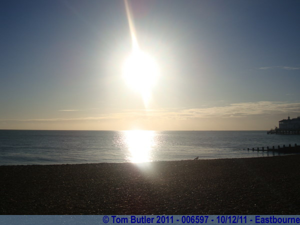 Photo ID: 006597, The sun rises over Eastbourne, Eastbourne, England