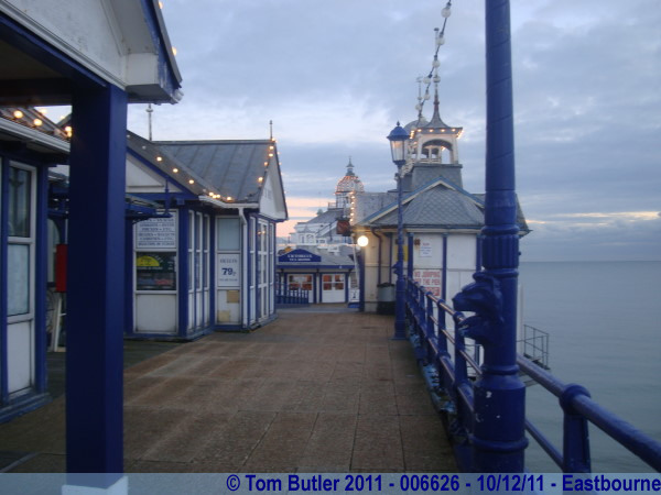 Photo ID: 006626, Looking along the pier, Eastbourne, England
