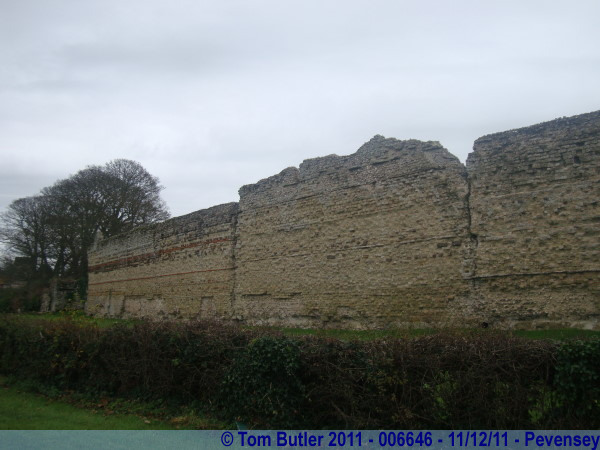 Photo ID: 006646, The old Roman walls, Pevensey, England