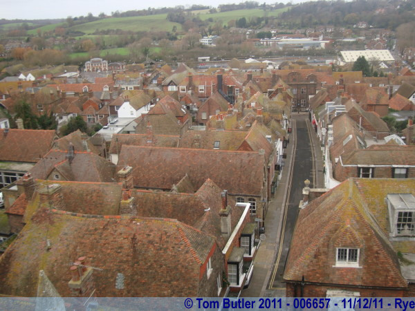 Photo ID: 006657, Looking down on the rooftops of Rye, Rye, England