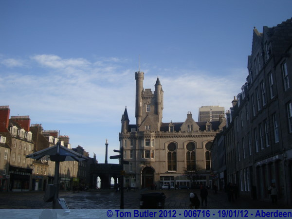 Photo ID: 006716, The Mercat cross in the centre of Castlegate, Aberdeen, Scotland